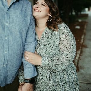 Sage Green Floral H&M Dress